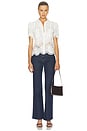 view 4 of 4 Mina 3d Voile Shirt in White