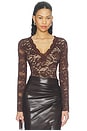 view 1 of 5 BODY ALESSIA  in Espresso & Beige