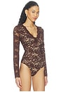 view 4 of 5 BODY ALESSIA  in Espresso & Beige