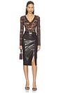 view 6 of 5 BODY ALESSIA  in Espresso & Beige