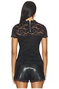 view 3 of 5 Giada Lace Top in Black