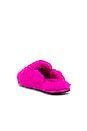 view 3 of 5 Lois Vegan Fur Slippers in Magenta