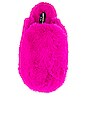 view 4 of 5 Lois Vegan Fur Slippers in Magenta