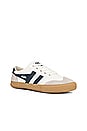 view 2 of 6 Badminton Sneaker in Off White, Baltic, & Gum