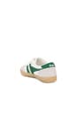 view 3 of 6 Badminton Sneaker in Off White, Green, & Gum