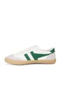 view 5 of 6 Badminton Sneaker in Off White, Green, & Gum