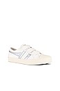 view 2 of 6 Coaster Flame Strap Sneaker in Off White & Silver