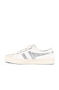 view 5 of 6 Coaster Flame Strap Sneaker in Off White & Silver