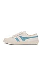view 5 of 6 Coaster Strap Plimsolls in Off White & Powder Blue
