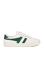 view 1 of 6 Tennis Mark Cox Sneaker in Green & White
