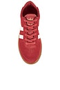 view 4 of 6 Women's Grandslam Suede Sneakers in Coral & Off White & Gum