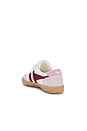 view 3 of 6 Women's Badminton Plimsolls Sneaker in Off White & Cerise & Candy & Gum