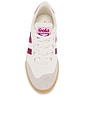 view 4 of 6 Women's Badminton Plimsolls Sneaker in Off White & Cerise & Candy & Gum