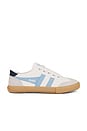 view 1 of 6 Women's Badminton Plimsolls Sneaker in Off White & Air & Navy & Gum