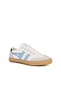 view 2 of 6 Women's Badminton Plimsolls Sneaker in Off White & Air & Navy & Gum