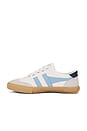 view 5 of 6 Women's Badminton Plimsolls Sneaker in Off White & Air & Navy & Gum
