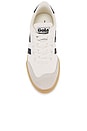 view 4 of 6 Women's Badminton Plimsolls Sneaker in Off White & Black & Gum