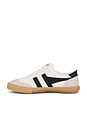 view 5 of 6 Women's Badminton Plimsolls Sneaker in Off White & Black & Gum
