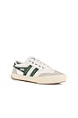 view 2 of 6 Badminton Sneaker in Off White & Green