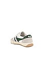 view 3 of 6 Badminton Sneaker in Off White & Green