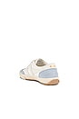 view 3 of 6 Badminton Volley Sneaker in Off White & Ice Blue