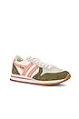 view 2 of 6 Daytona Sneaker in Off White, Khaki, & Pearl Pink
