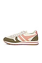 view 5 of 6 Daytona Sneaker in Off White, Khaki, & Pearl Pink