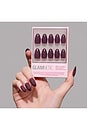 view 4 of 6 FAUX ONGLES MERLOT SHORT ALMOND in 