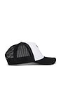 view 3 of 3 Angel 2.0 Trucker Hat in White & Black