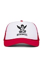 view 1 of 3 Angel 2.0 Trucker Hat in Red & White