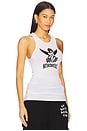 view 2 of 4 Angel 2.0 Ribbed Tank in White