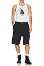 view 4 of 4 I Wanna Be Your Dog Ribbed Tank in White