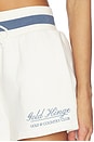 view 6 of 6 Country Club Wide Band Sweatshorts in Cream