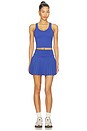 view 4 of 4 Lined Mid-length Bra Top in Mediterranean Blue