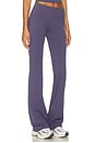 view 2 of 6 Essentials Foldover Flare Pant in Pale Indigo