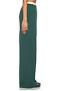 view 3 of 6 PANTALON SWEAT JAMBES LARGES WIDE LEG SWEATPANT in Hunter Green