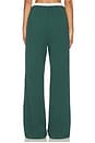 view 4 of 6 PANTALON SWEAT JAMBES LARGES WIDE LEG SWEATPANT in Hunter Green