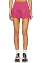 view 1 of 6 Pleated Tennis Skirt in Raspberry