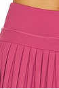 view 6 of 6 Pleated Tennis Skirt in Raspberry
