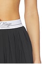 view 6 of 6 Sport Pleated Tennis Skirt in Black