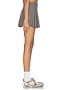 view 2 of 6 Courtside Pleated Tennis Skirt in Charcoal