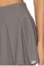 view 6 of 6 Courtside Pleated Tennis Skirt in Charcoal