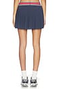 view 4 of 6 Striped Tennis Skirt in Navy