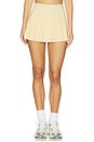 view 1 of 6 FALDA DE TENIS PLISADA PLEATED TENNIS SKIRT in Butter Yellow