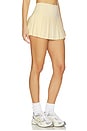 view 2 of 6 FALDA DE TENIS PLISADA PLEATED TENNIS SKIRT in Butter Yellow