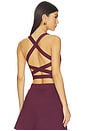 view 1 of 5 Criss Cross Back Tank Top in Burgundy