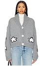 view 2 of 6 Short North Western Skies Cardi in Stone