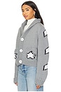view 4 of 6 Short North Western Skies Cardi in Stone