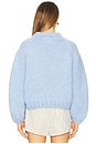 view 3 of 4 Classic Aprés Pullover in Blue Bird