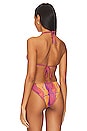 view 3 of 4 HAUT DE MAILLOT DE BAIN TRIANGLE in Violeta